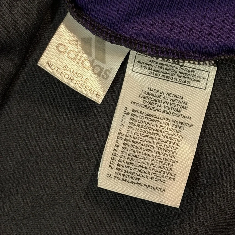 Adidas ClimaCool RSC Anderlecht 1/4 Zip Training Top Black Purple Mens L
